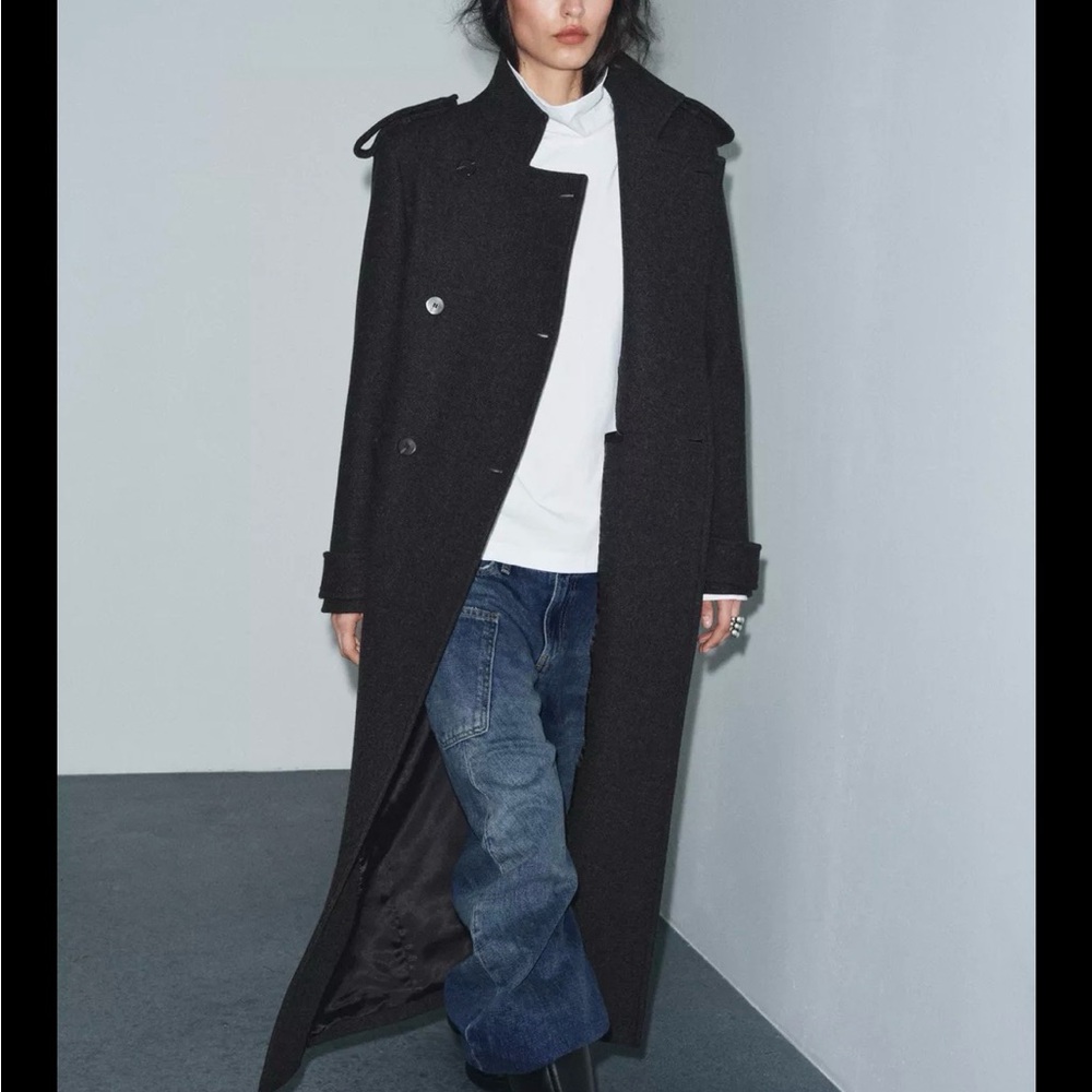 Women's grey Long Coat